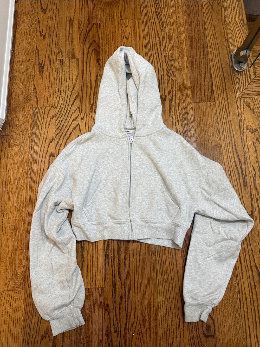 Garage Light Heather Gray Zip Hoodie
